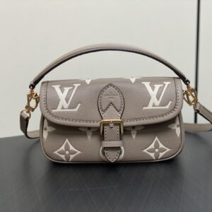 MM83300 gray screen printed NEW Nano Diane handbag