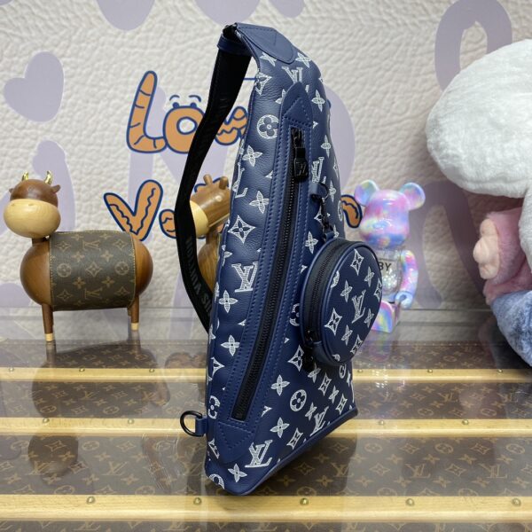 M24751 Duo Shoulder Bag Dark Blue - Image 2