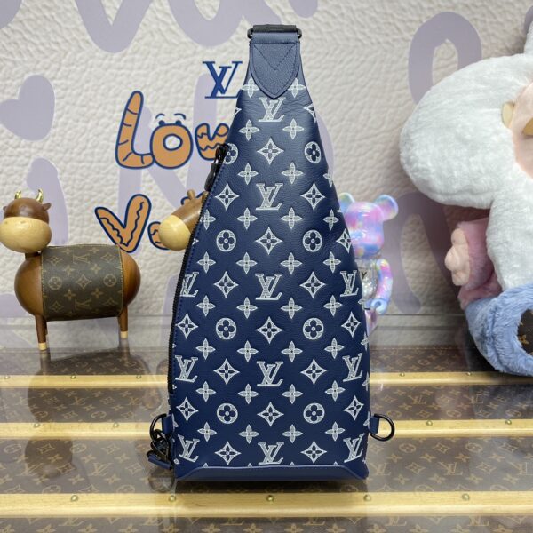 M24751 Duo Shoulder Bag Dark Blue - Image 3